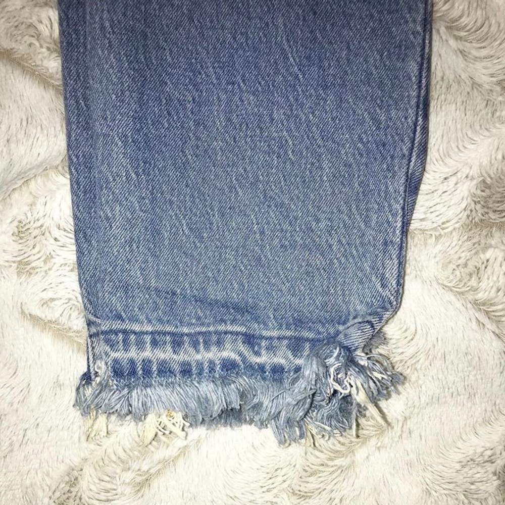 High Waisted Button Fly Levi Jeans